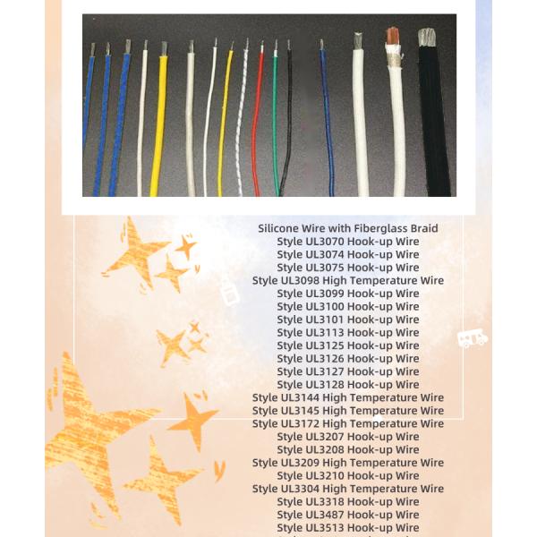 Tinned Copper Core Silicone Rubber Insulated Fire Resistance Cable For Electrical