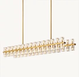 China Chrome Finish LED Foyer Chandelier Modern Foyer Lighting 85-265 Volts on sale