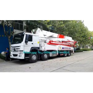 5 Arms Concrete Pumping Machine With Multilingual Man-Machine Interface System