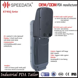 Biometrics Fingerprint Scanner with Long Range UHF RFID Reader and Barcode