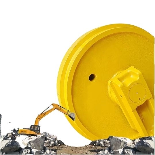 Quality SK200 Undercarriage Part 24100N5948F2 Idler Guide Wheel for Construction Works Excavator wholesale