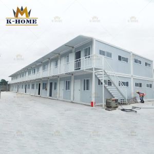 2 Story Flat Pack Temporary Portable Steel Structure Accommodation