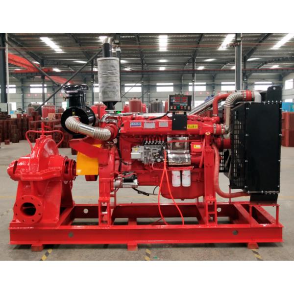 1500RPM Weifang Diesel Engine For Firefighting Pump Set In Colour Red