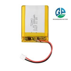 Cheap KC CB IEC62133 Approved 3.7v 2200mah 723443 Polymer Lithium Ion Battery Customized Rechargeable Lipo Battery for sale