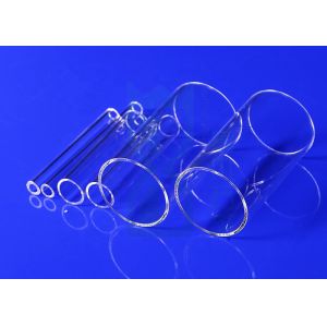 Cheap SIO2 Transparent Quartz Glass Tube Polished Fused Electrical Insulation for sale