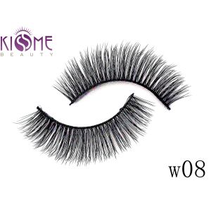 Durable Shine Whispy Faux Mink Eyelashes Multi Layers Makeup Application