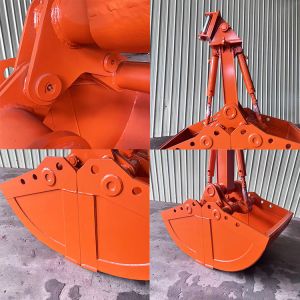 Construction Works Clamshell Bucket Use In Telescopic Arm For Mini 10-12 Ton