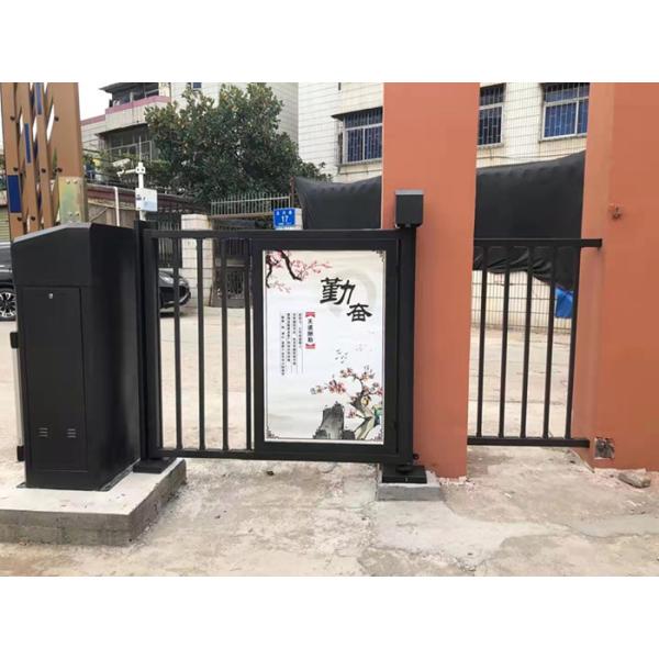 Quality Small Smart Pedestrian Gate Access Control Pedestrian Side Door Advertising Gate wholesale