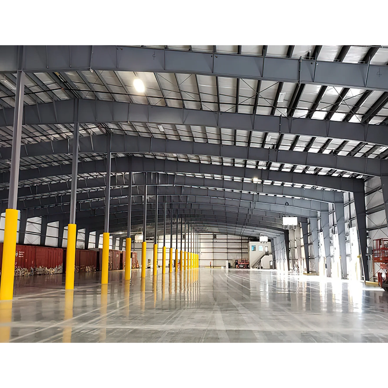 Fireproof Multi Storey Workshop Steel Structure With C And Z Section Steel