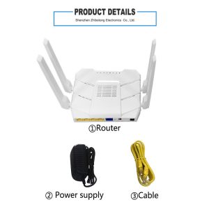 Cheap Chipset Cpu MT7621 Wifi Router For Home Gigabit Port Dual Bands Long Using Life for sale