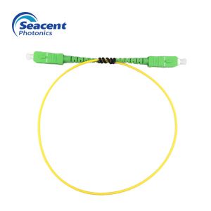 Simplex Single Mode APC SC SC Fiber Patch Cord 0.5m 1.0m 1.5m 2.0m Length