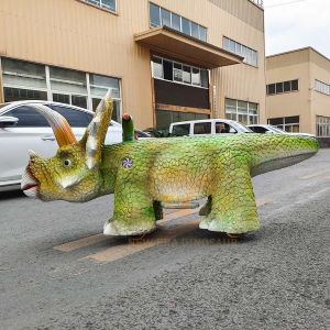 Children's Electric Dinosaur Ride in Kiddie Dino Ride Remote Start