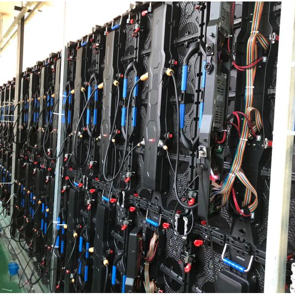 Low Noise Outdoor P3.91 64*64 LED Video Wall Display Front And Back Maintenance