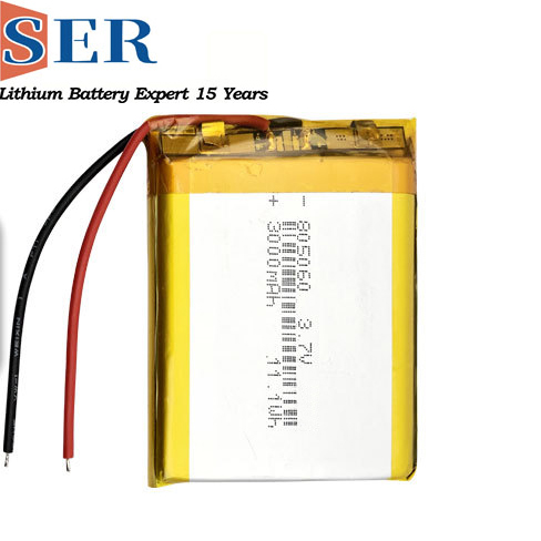 3.7V Lipo battery LP805060 3000mAh Lithium polymer battery for Smart manhole covers(图1) LP805060 3000mAh Lithium polymer battery