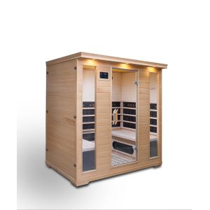 Computer Control Panel Hemlock Sauna Family Fumigation Whole Body Detox Sweating Infrared Lightwave Room