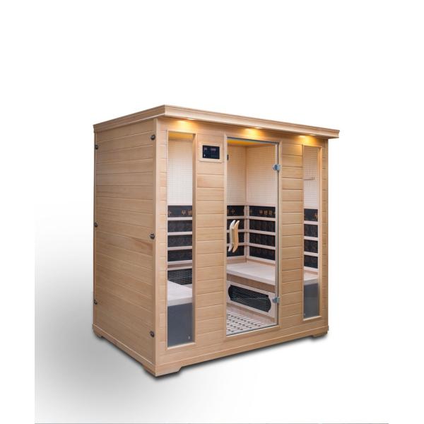 Quality Computer Control Panel Hemlock Sauna Family Fumigation Whole Body Detox Sweating Infrared Lightwave Room wholesale