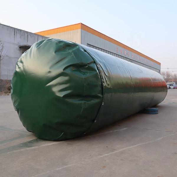 PVC Folding Soft Flood Water Barrier , Durable Flood Dam Barrier