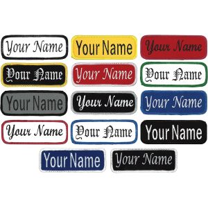 Name Patches Uniform Patches Work Shirt Patches Embroidered Patches Custom Logo Patches  Embroidery Patches Woven Patches Woven Hat Patches Embroidered Clothes Patches Fashion Logo Patches