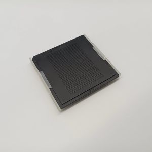 Black ESD Waffle Pack RoHS For Optical Device IC Chip Tray