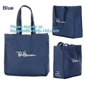 Reusable 100% Cotton Canvas Bag Canvas Tote Bags Convenient Environmentally