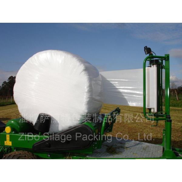 Quality 100% Virgin Polyethylene,White Stretch Film for Farm Packing,silage film for farm baler wholesale
