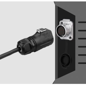 CNLINKO 12 Pin Electrical Connector M20 Circular Connector 5A Panel Mount Screws