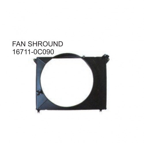 Quality Auto Radiator Fan Shroud FOR TOYOTA HILUX 16711-0C090 Excellent Performance wholesale