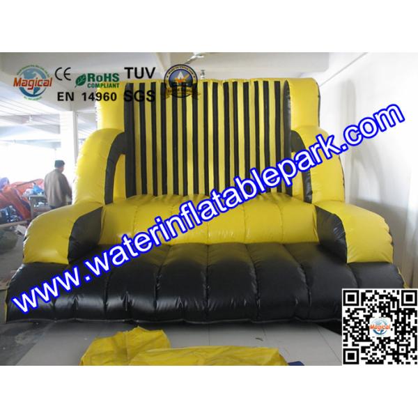 Quality Velcro Wall Inflatable Sport Games ,  Children Inflatable Sticky Wall wholesale