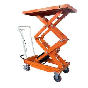 300Kg Manual Double Scissor Lift Table Platform 1010mmx520mm