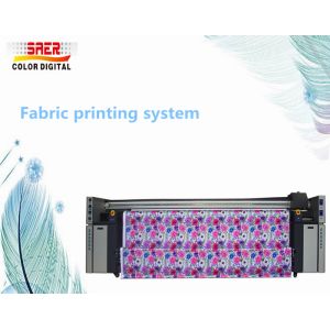 China CMYK Auto Feeding 6kw Digital Fabric Printing Machine on sale