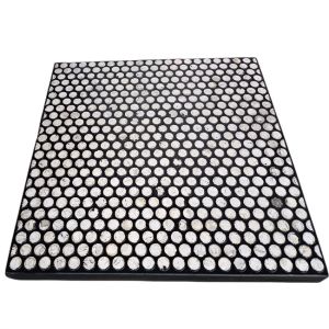 Cheap Hot Vulcanization Alumina Ceramic Liner Welded Industrial Ceramic Linings For Mineral for sale