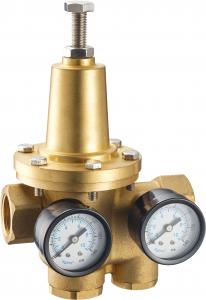 Cheap 3113 Diaphragm Type DN20 Water Pressure Reducing Brass Valve with Meter Outlets & Built-in Filter for sale