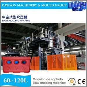 120L ABLD100 HDPE Extrusion Blow Molding Machine with Moog Parison for