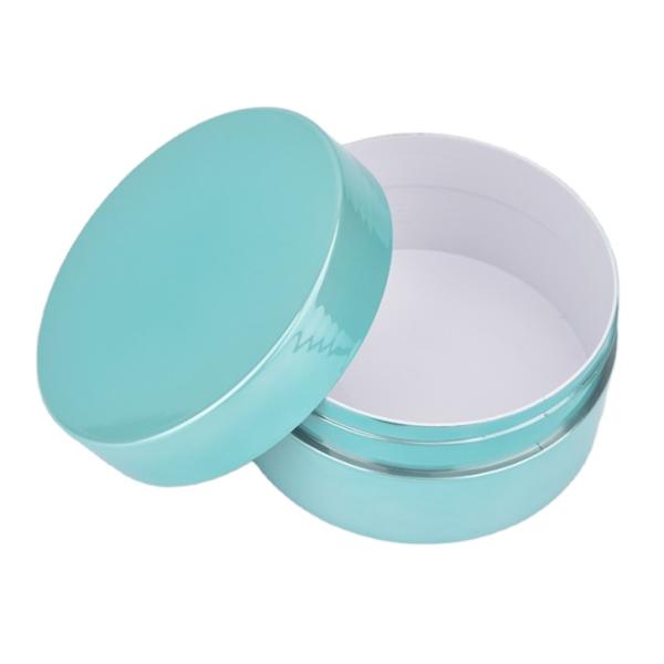 ISO9001 Sunk Bottom 330ml Blue Cosmetic Cream Jar
