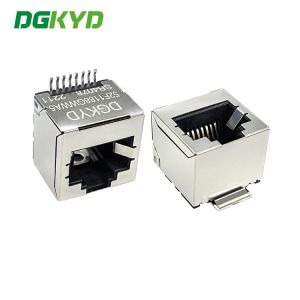 SMT Single Port RJ45 Connector 180 Degree Without LED RJ45 Connector Modular