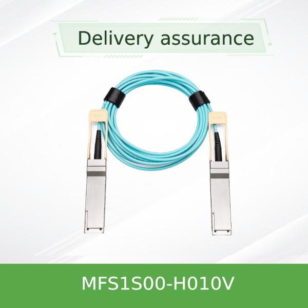 Quality NVIDIA MFS1S00-H010V 200Gb/s QSFP56 Active Optical Cable - 10m AOC for HDR InfiniBand & 200GbE Data Centers wholesale