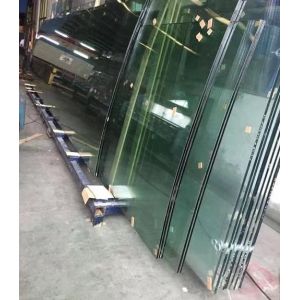 UV Protected Impact Clear Tempered Laminated Flat Glass With Customized Edges