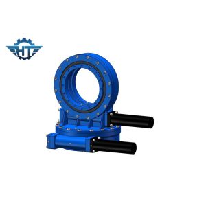 Hourglass Worm Gear Slewing Ring Bearing For Curved Mirrors Parabolic Csp