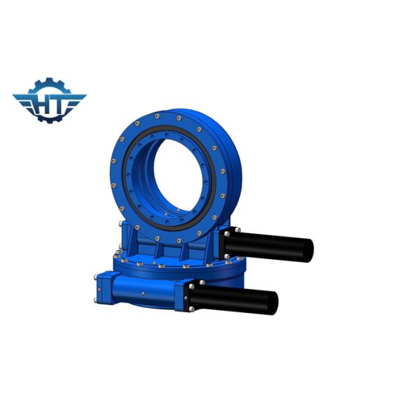 Hourglass Worm Gear Slewing Ring Bearing For Curved Mirrors Parabolic Csp