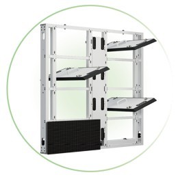 P2.97 Outdoor Fixed LED Display 5000nits Front/Rear Service IP65 Advertising