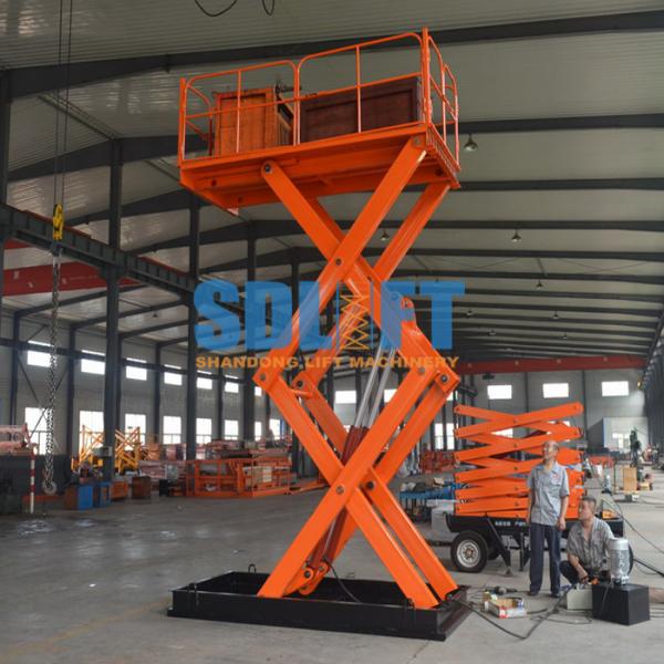 Ce 2000kg Stationary Hydraulic Lift Table For Pallet Moving