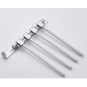 Multi - Function Bathroom Towel Rack Wall Hanging Towel Storage Rack