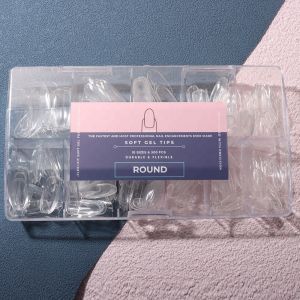 PMMA Square Nail Tips Long Square Soft Gel Nails 10 Sizes Full Cover Acrylic