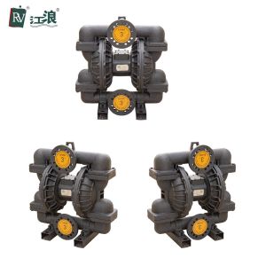3" Pneumatic Diaphragm Pump For Oil 8 Bar Santoprene Aodd Pump Douctile Iron