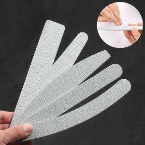 China Grey Color Nail Care Tools Sandpaper Nail File Size 18 X 2 X 0.4cm For Finger Care on sale