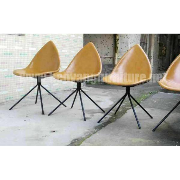 Replica Boconcept Ottawa chair by Karim Rashid, wax leather ottowa chair