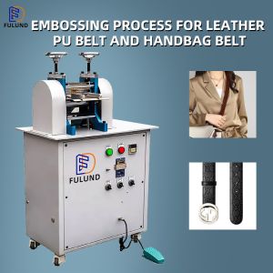 Precision hydraulic genuine leather belt embossing machine