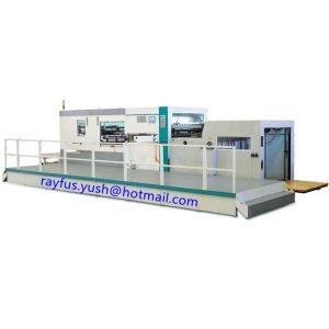 High Efficiency Precision Flatbed Die Cutter Paperboard Or Corrugated Support