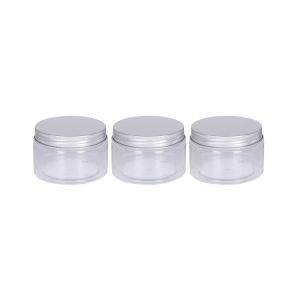 Practical Clear Hot Transfer Plastic Lotion Jars 120g Empty 45mm Height