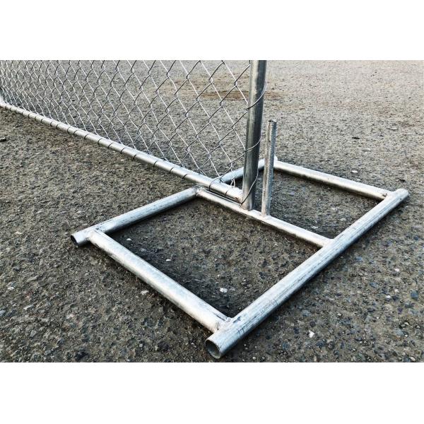 Temporary Chain Link Fence Panels 6'Height X 14' Width 35mm wall thickness 1.5mm